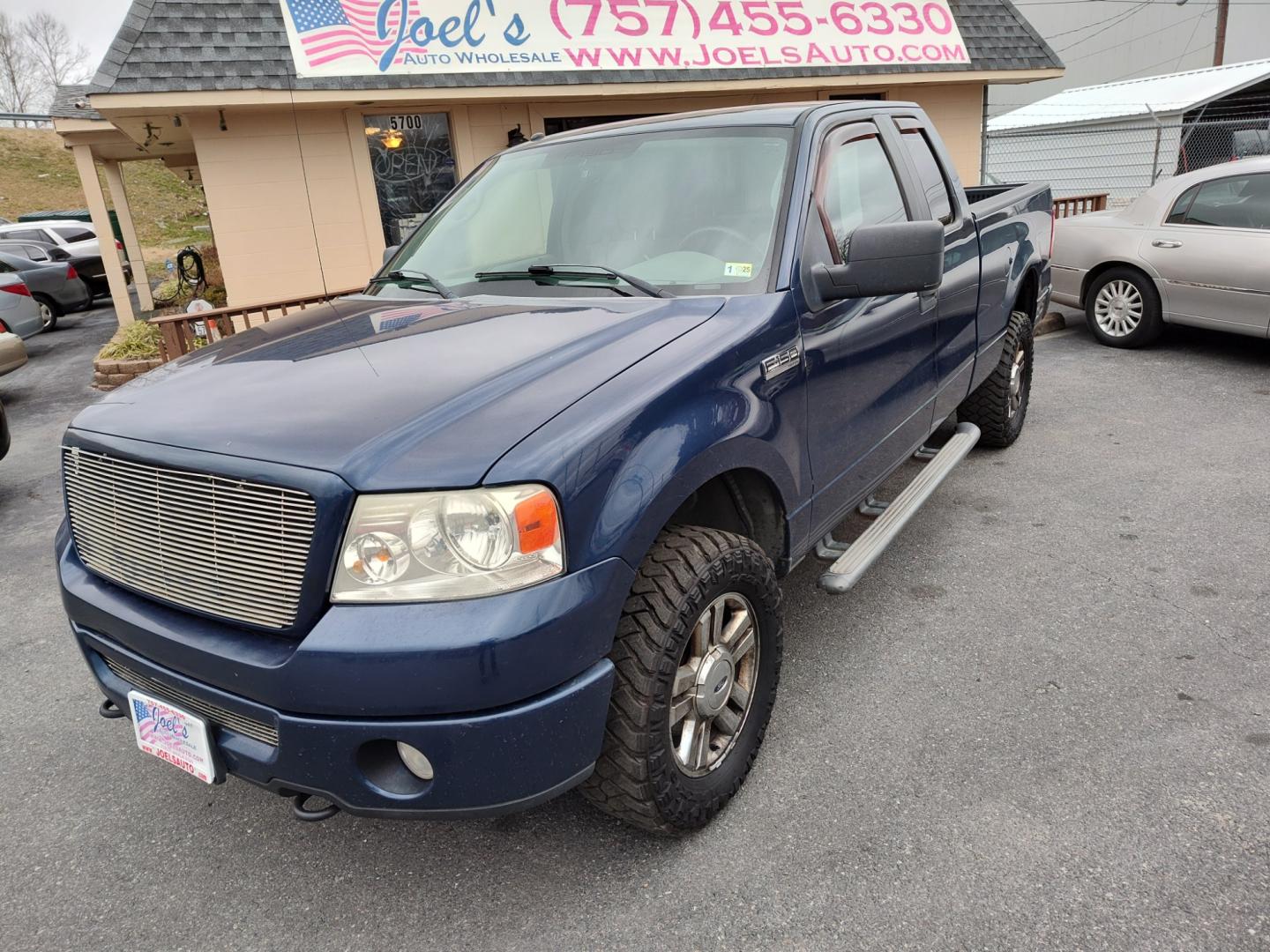 2007 Blue Ford F-150 (1FTRX14W57F) , Automatic transmission, located at 5700 Curlew Drive, Norfolk, VA, 23502, (757) 455-6330, 36.841885, -76.209412 - Photo#0